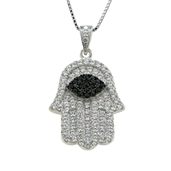 Mother & Child Heart Birthstone Necklace for Women